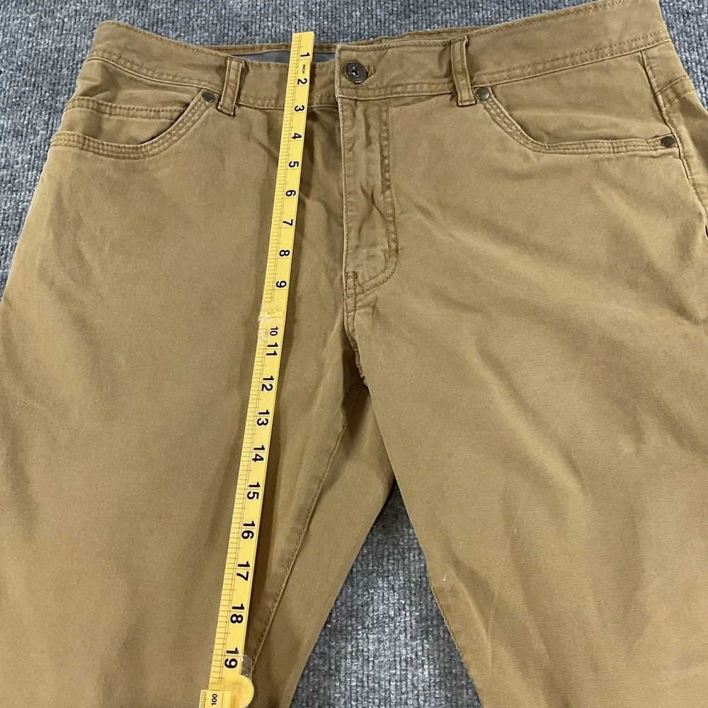 G.H. Bass & Co Pants Mens 36x30 Brown Khaki Casual Workwear Straight Utility Cot